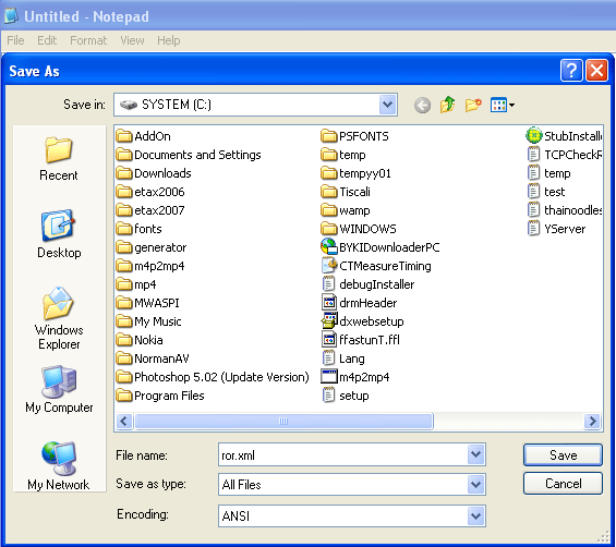 XML Sitemap file